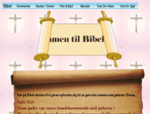 Tablet Screenshot of bibel-skolen.com